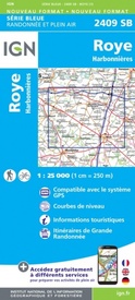 Wandelkaart - Topografische kaart 2409SB Roye | IGN - Institut Géographique National