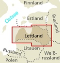 Wegenkaart - landkaart Lettland - Letland | Reise Know-How Verlag