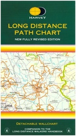 Wandelkaart Long Distance Path Chart - LAW kaart Engeland Schotland | Harvey Maps