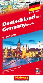 Wegenkaart - landkaart Road maps Duitsland Zuid | Hallwag