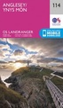 Wandelkaart - Topografische kaart 114 Landranger Anglesey | Ordnance Survey