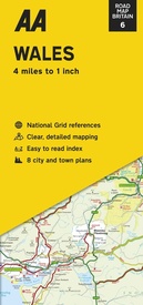 Wegenkaart - landkaart 6 Road Map Britain Wales | AA