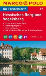 Wegenkaart - landkaart 17 Marco Polo Freizeitkarte Hessisches Bergland- Vogelsberg | Marco Polo