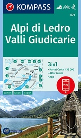 Wandelkaart 071 Alpi di Ledro - Valli Giudicarie | Kompass