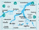 Wandelkaart 91 Lago di Como - Lago di Lugano | Kompass