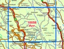 Wandelkaart - Topografische kaart 10058 Norge Serien Øyer | Nordeca
