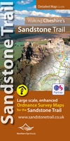Walking Cheshire's Sandstone Trail - 1:25,000 OS Map Book
