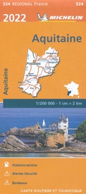 Wegenkaart - landkaart 524 Aquitaine 2022 | Michelin