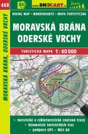 Wandelkaart 468 Moravská Brána, Oderské vrchy | Shocart