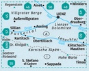 Wandelkaart 47 Lienzer Dolomiten - Lesachtal | Kompass