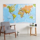 Magneetbord - Wereldkaart 68M Wereldkaart, 196 x 120 cm | Maps International Wereldkaart 68P-zvl Political, 196 x 120 cm | Maps International