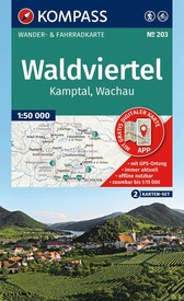 Wandelkaart 203 Waldviertel | Kompass