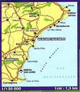 Wegenkaart - landkaart 123 Costa Blanca | Michelin