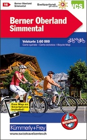Fietskaart 16 Berner Oberland - Simmental | Kümmerly & Frey