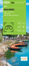 Fietskaart - Wegenkaart - landkaart D79 Top D100 Deux-Sèvres | IGN - Institut Géographique National