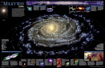 Poster 22040 Milky Way - Melkweg | 79 x 51 cm | National Geographic