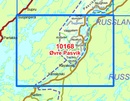 Wandelkaart - Topografische kaart 10168 Norge Serien Øvre Pasvik | Nordeca