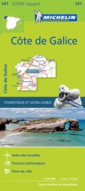 Wegenkaart - landkaart 141 Galicië - Costa de Galicia | Michelin