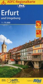Fietskaart ADFC Regionalkarte Erfurt und Umgebung | BVA BikeMedia