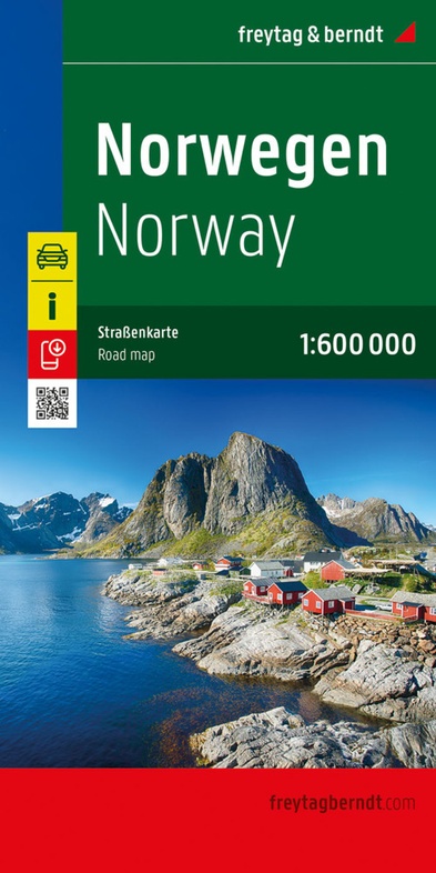 Wegenkaart - landkaart Norwegen - Norway - Noorwegen | Freytag