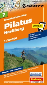 Mountainbikekaart 7 Pilatus / Hasliberg MTB kaart | Hallwag