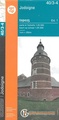 Topografische kaart - Wandelkaart 40/3-4 Topo25 Jodoigne | NGI - Nationaal Geografisch Instituut1
