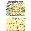 Topografische kaart 186 MT50 Ponte Caldelas | CNIG - Instituto Geográfico Nacional1