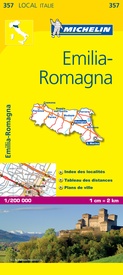 Wegenkaart - landkaart 357 Emilia Romagna | Michelin