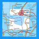 Topografische kaart L2708 Emden | LGL Niedersachsen