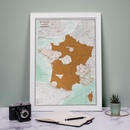 Scratch Map Frankrijk | 42 x. 59 cm | Maps International