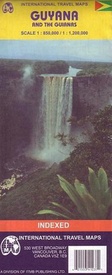 Wegenkaart - landkaart Guyana & the guianas | ITMB