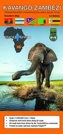 Wegenkaart - landkaart Kavango (Okavango) - Zambezi | Tracks4Africa