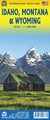 Wegenkaart - landkaart Idaho / Montana / Wyoming | ITMB