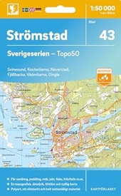 Topografische kaart - Wandelkaart 43 Sverigeserien Strömstad | Norstedts