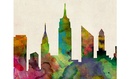 Stadskaart New York City Skyline, 84 x 59 cm | Maps International