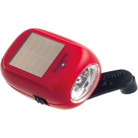Zaklamp Kao Baby Swing Solar Flashlight Rood | Rubytec