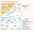 Wandelkaart - Topografische kaart 429 OS Explorer Map Glen Carron, West Monar | Ordnance Survey