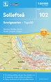 Wandelkaart - Topografische kaart 102 Sverigeserien Sollefteå | Norstedts