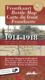 Historische Kaart Frontkaart 1914 - 1918 De Grote Oorlog in de Westhoek | Aquaterra