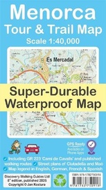 Wandelkaart Tour & Trail Menorca | Discovery Walking Guides
