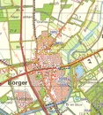 Fietskaart - Wandelkaart 20 Walcheren en Noord en Zuid Beveland, Noord Brabant west (Topografisch)  | ANWB