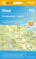 Topografische kaart - Wandelkaart 113 Sverigeserien Piteå | Norstedts