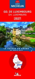 Wegenkaart - landkaart 717 Groot Hertogdom Luxemburg 2027 | Michelin