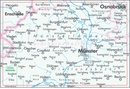 Fietskaart NRW1 Bikeline Radkarte Münsterland | Esterbauer