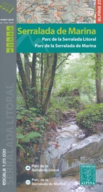 Wandelkaart 60 Serralada de Marina | Editorial Alpina