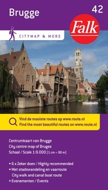 Stadsplattegrond 42 Citymap & more Brugge | Falk