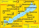 Wandelkaart 245 Plattensee - Balaton Meer | Kompass