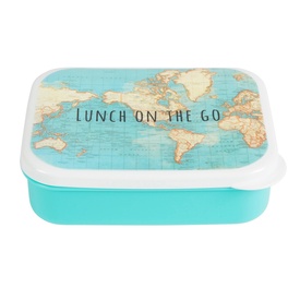 Kadotip Lunchbox met vintage wereldkaart | Sass & Belle