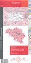 Topografische kaart - Wandelkaart 41 Topo50 Waremme | NGI - Nationaal Geografisch Instituut