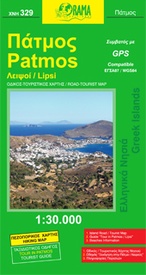 Wegenkaart - landkaart 329 Patmos / Lipsi | Orama